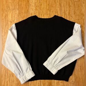 Black and White Long Sleeve Top